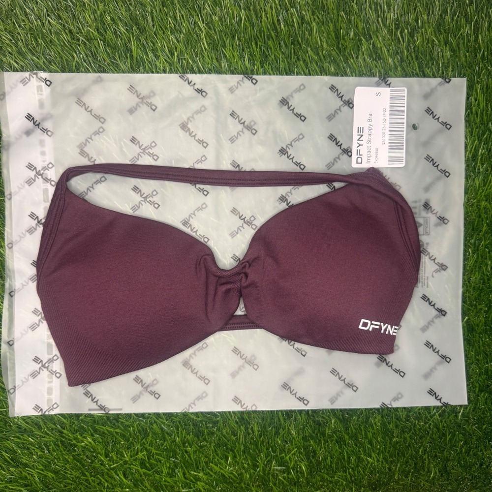 Dfyne‎ impact strappy bra espresso small